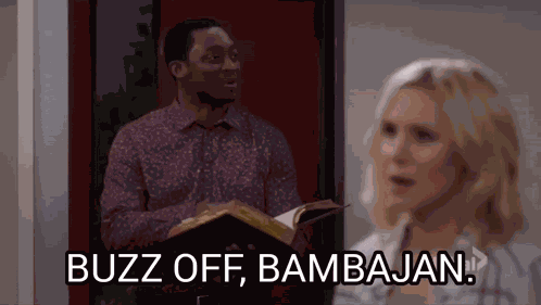Back Off Eleanor Shellstrop GIF
