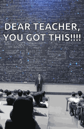 Back To School Teacher GIF