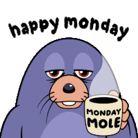 Back To Work Gmonday Sticker