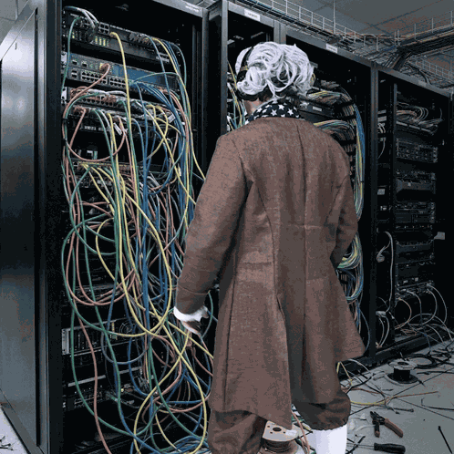 Bad Cable Management Benjammins GIF