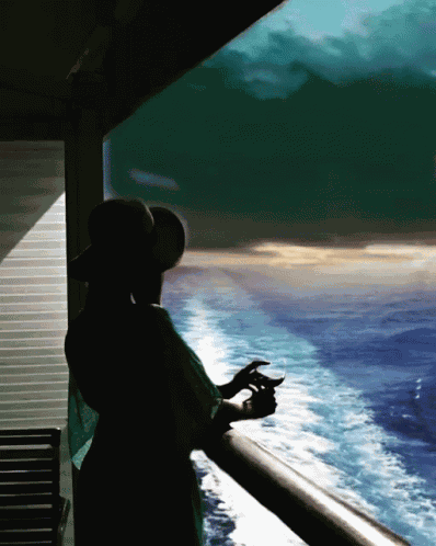 Balcony Watching GIF