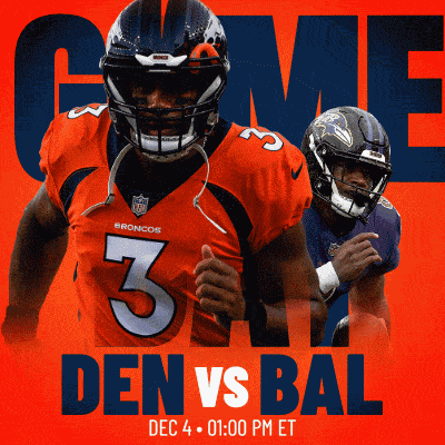Baltimore Ravens Vs. Denver Broncos Pre Game GIF