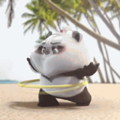 Bamboo Panda Brag GIF
