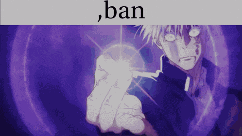 Ban Gojo GIF
