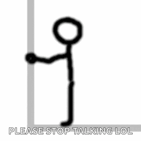 Banging Head On Wall Stick Figure GIF