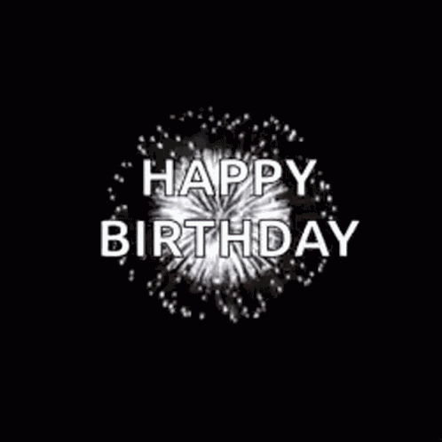 Bappy Birthday Sparkles GIF