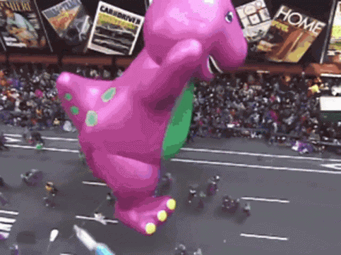Barney Barney Balloon GIF
