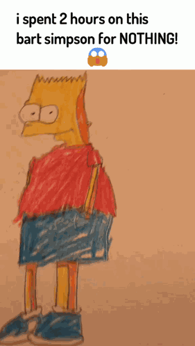 Bart Drawing Bart Simpson GIF
