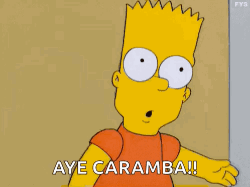 Bart Ouch GIF