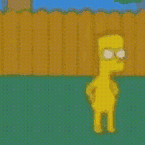Bart Run GIF