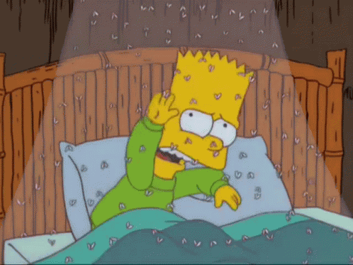 Bart Simpson Mosquitos GIF