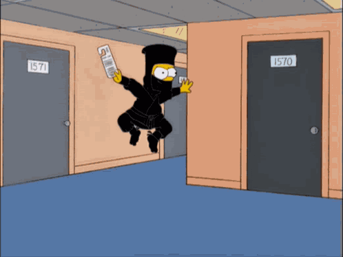 Bart Simpson Ninja GIF
