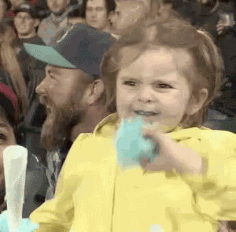 Baseball Cotton Candy GIF