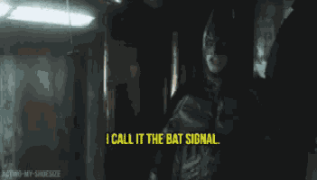 Batman Bat Signal GIF