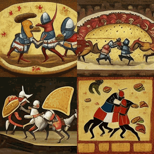 Battling Tacos Tacos Meme