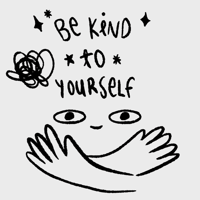 Be Kind To Yourself Hugs GIF