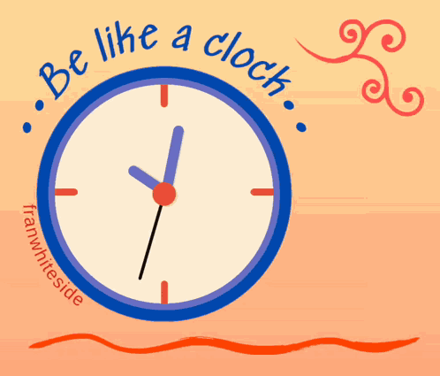 Be Like A Clock Just Keep Going GIF