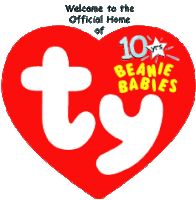 Beanie Babies Welcome Sticker