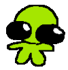 Beebo Alien Sticker