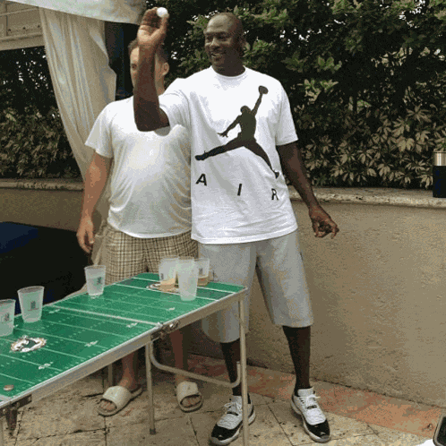 Beer Pong Michael Jordan Meme