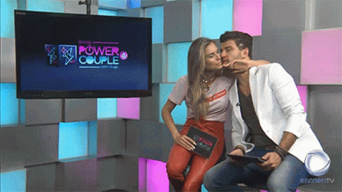 Beijinhos Power Couple Brasil GIF