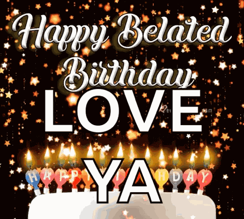Belated Birthday Wishes GIF