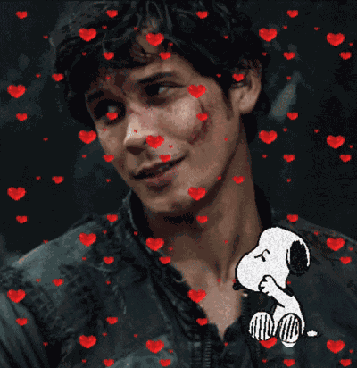 Bellamy Blake Hearts GIF