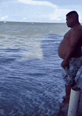 Belly Flop Dive Fail GIF