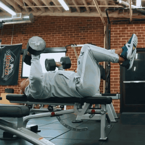 Bench Press Dwayne Johnson GIF