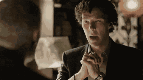 Benedict Cumberbatch Sherlock GIF