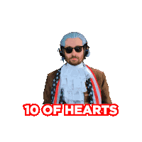 Benjammins 10 Of Heart Sticker