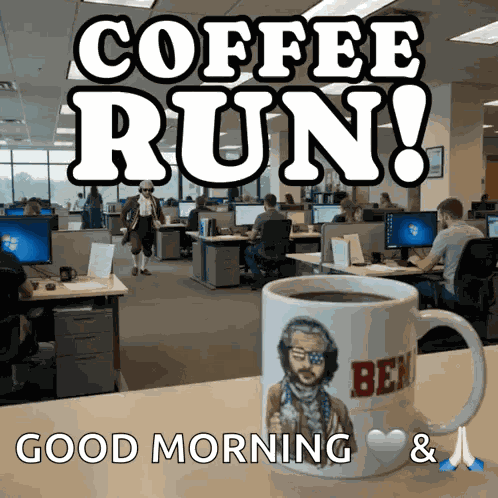 Benjammins Buying Coffee GIF