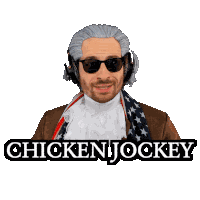 Benjammins Chicken Jokey Sticker