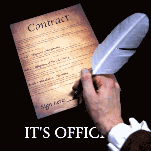 Benjammins Contract GIF