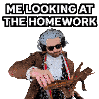 Benjammins Homework Sticker