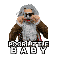 Benjammins Poor Little Baby Sticker