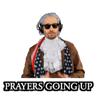 Benjammins Prayers Going Up Sticker