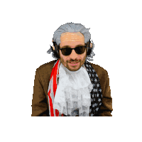 Benjammins Scared Ironic Sticker