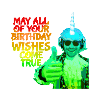 Benjammins Unicorn Sticker