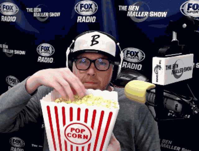 Benmaller Eating Popcorn GIF