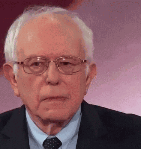 Bernie Huh GIF