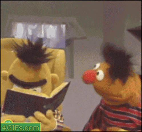 Bert Ernie GIF