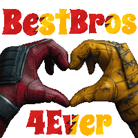 Best Bros Deadpool Sticker