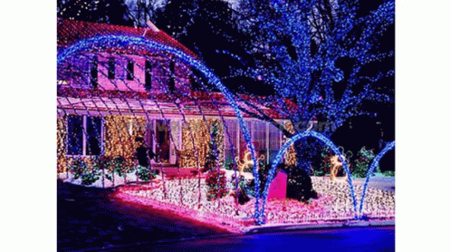 Best Outside Led Christmas Decorations Lighted Outdoor Christmas GIF