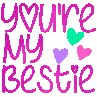 Bestie Best Friend Sticker