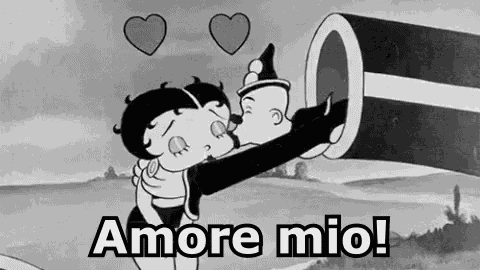 Betty Boop Amore Mio Bacio Amore GIF