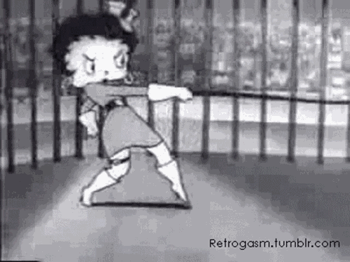 Betty Boop Whip GIF