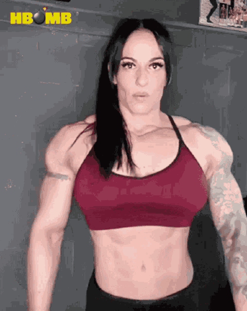 Big And Sexy Female Bodybuilders GIF