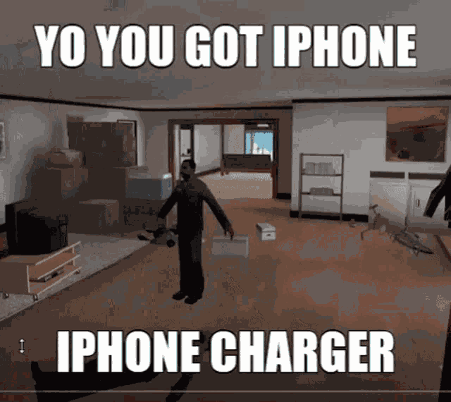 Big Chungus Iphone Charger GIF