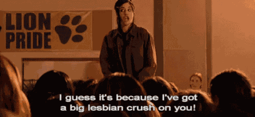 Big Lesbian Crush GIF